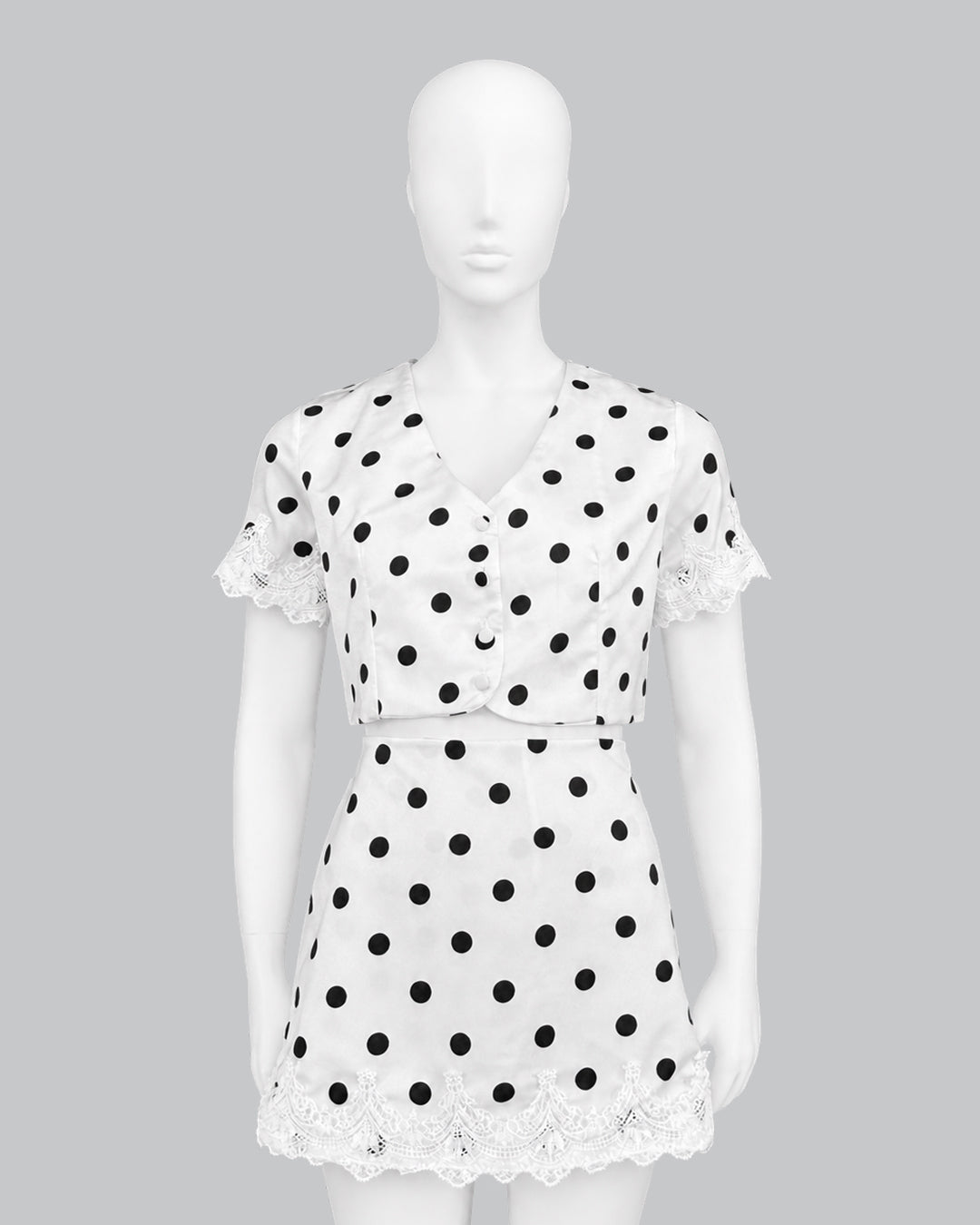 Falda Short Mini Polka Maria Clara