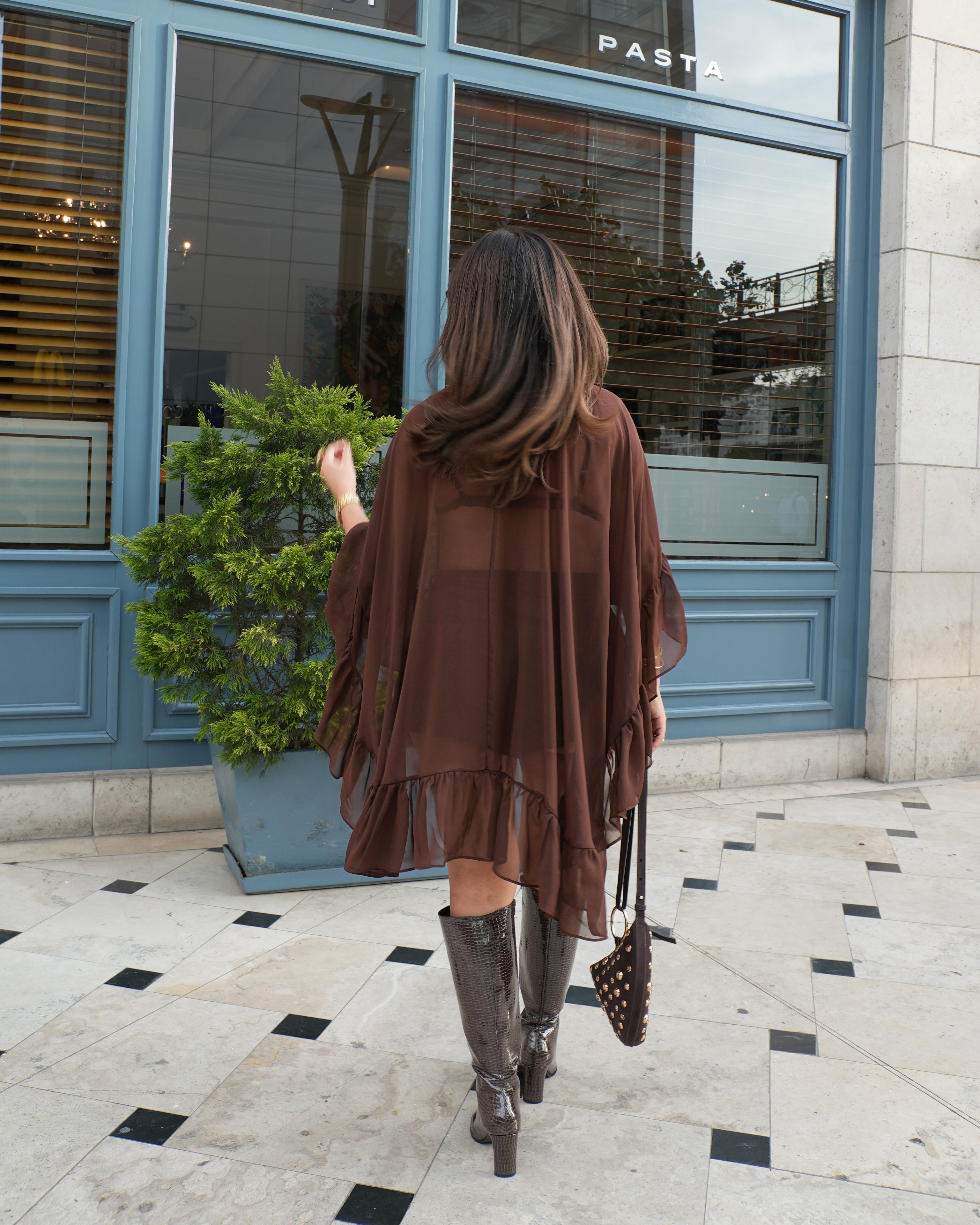 Blusa Capa Esmeralda