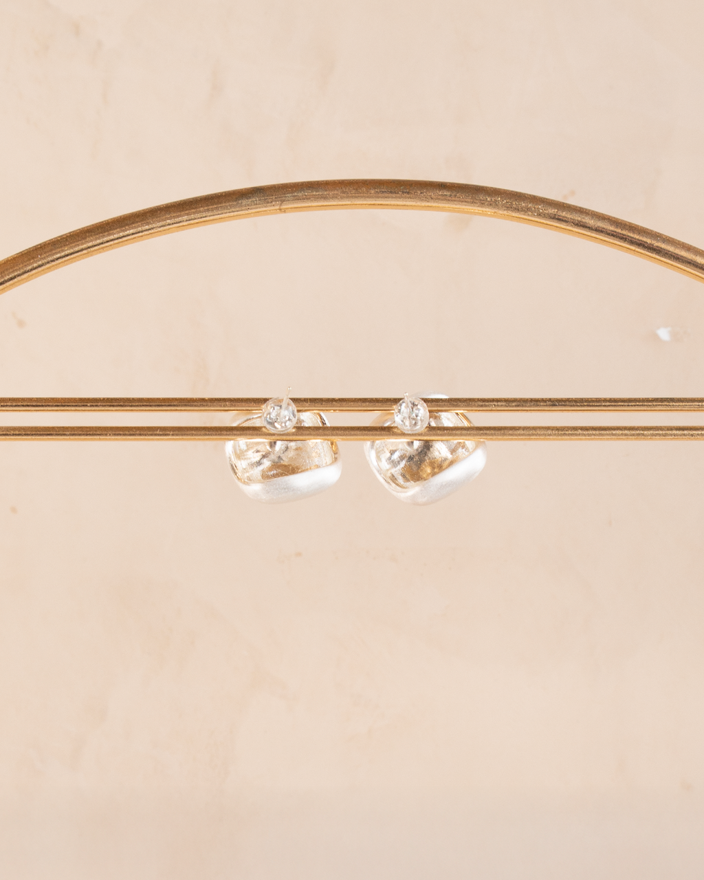 Aretes Perla Corazón