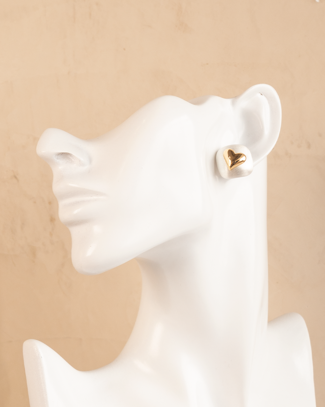 Aretes Perla Corazón