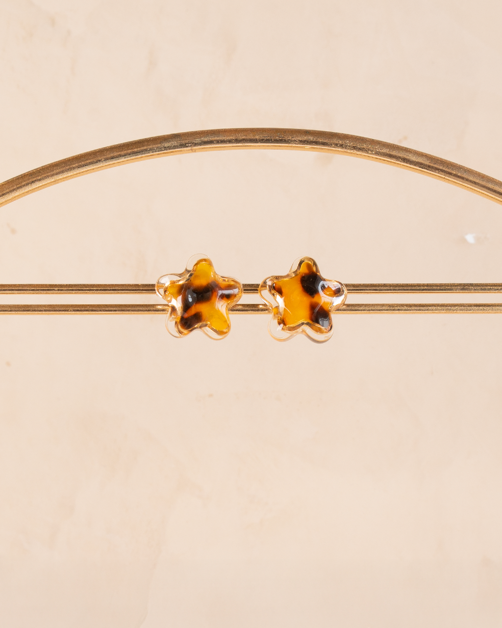 Aretes argolla Flor Carey