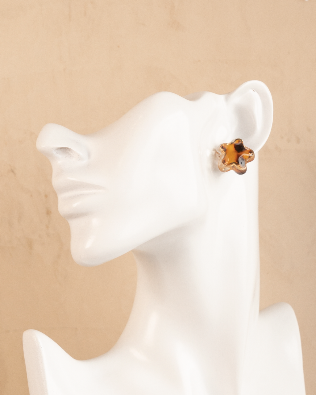 Aretes argolla Flor Carey