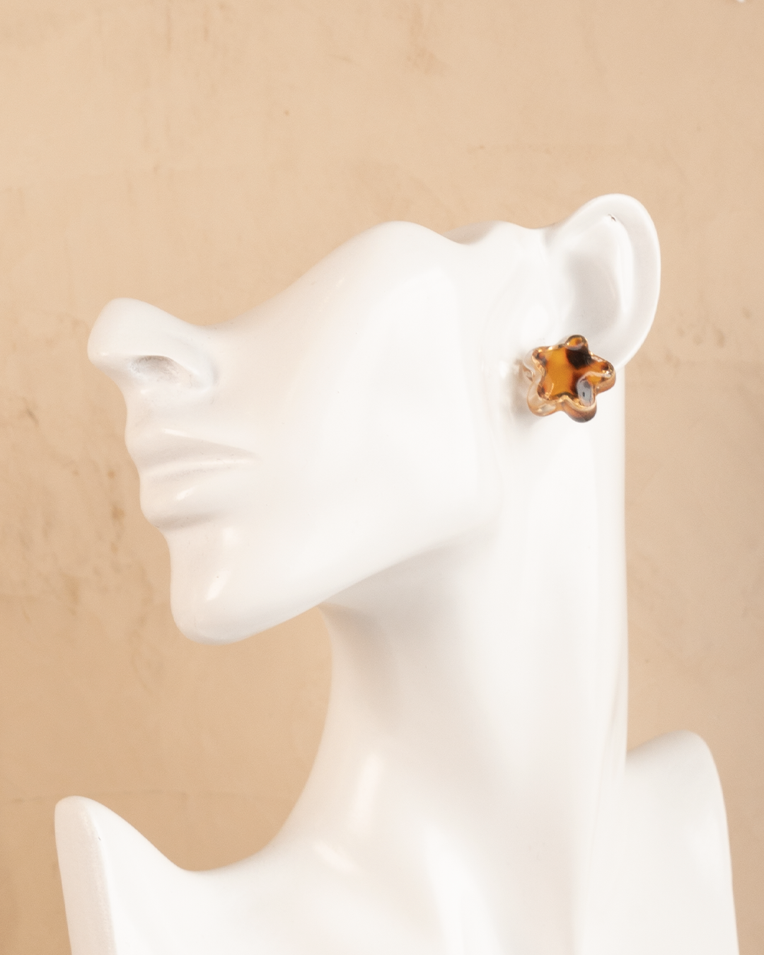 Aretes argolla Flor Carey