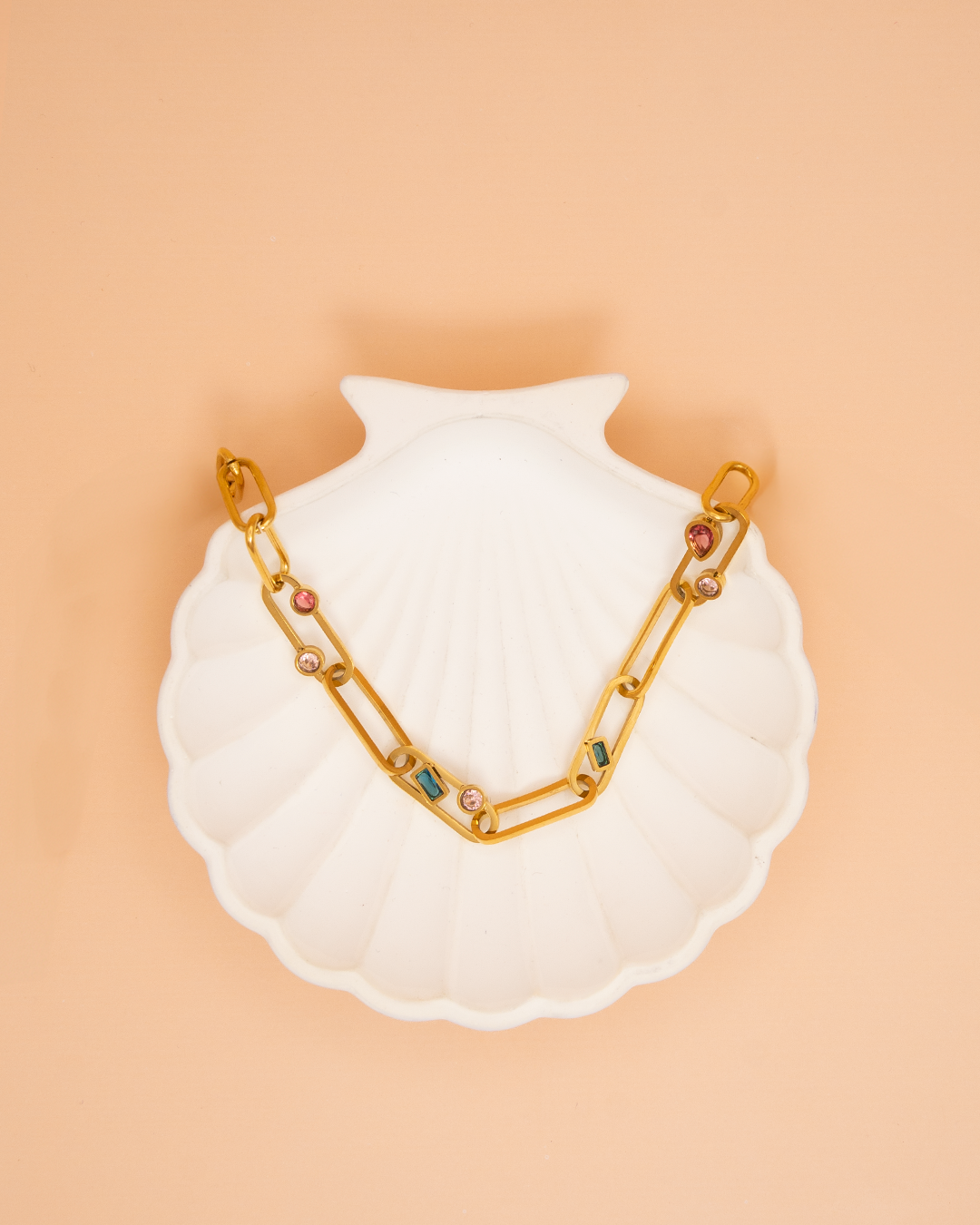 Collar Chain Esmeralda