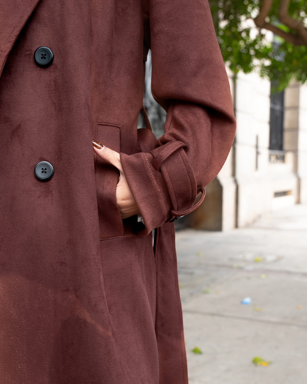 Trench Suede Gabriela