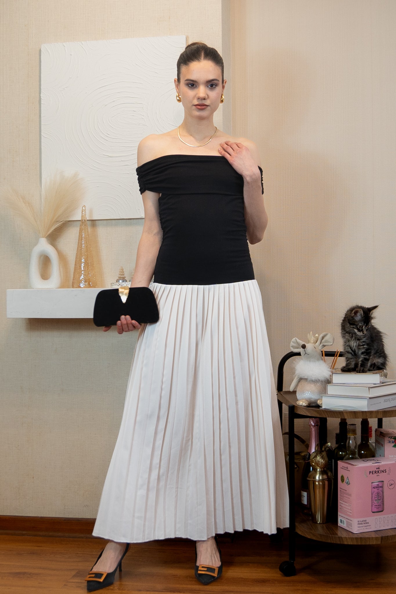 Vestido Plisado Adele