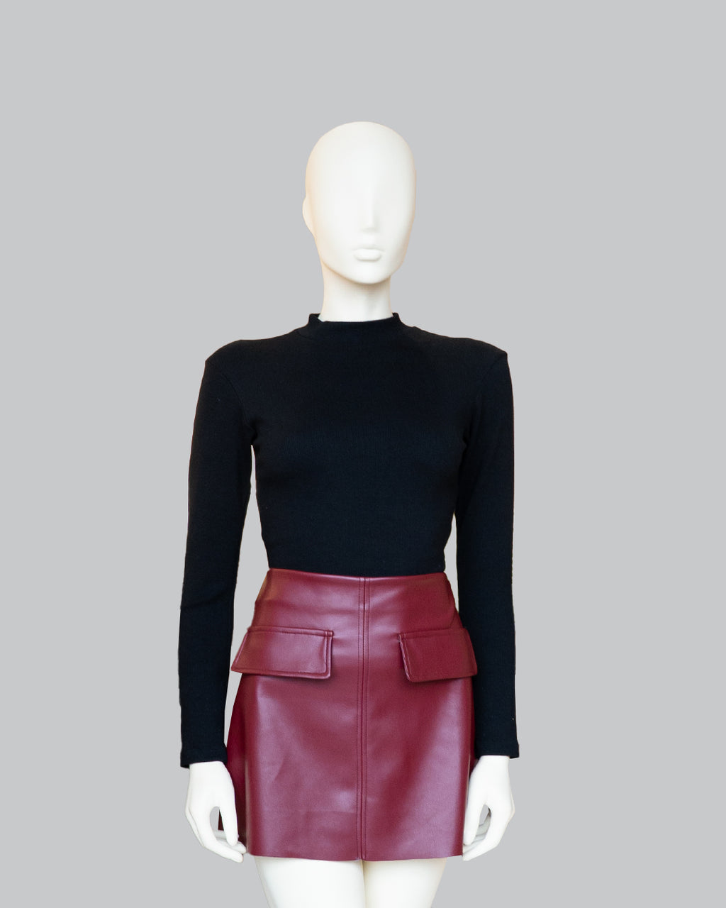Falda cuerina Scarlett
