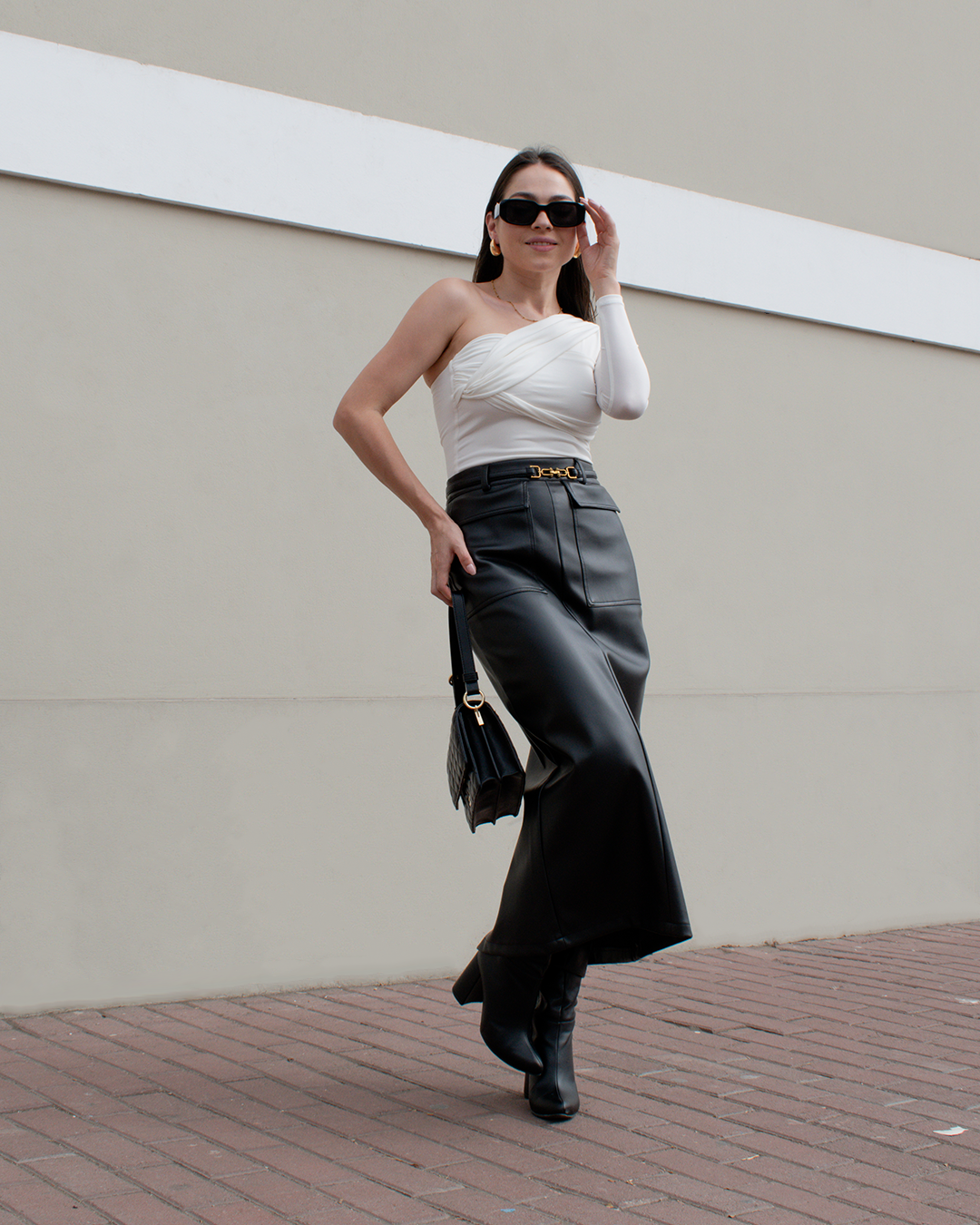 Izzie Leather Skirt