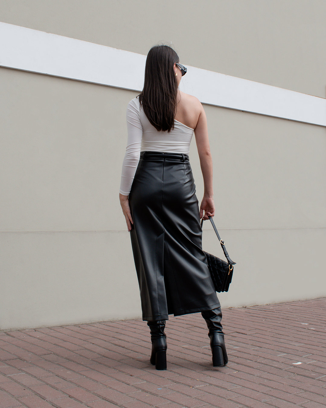 Izzie Leather Skirt