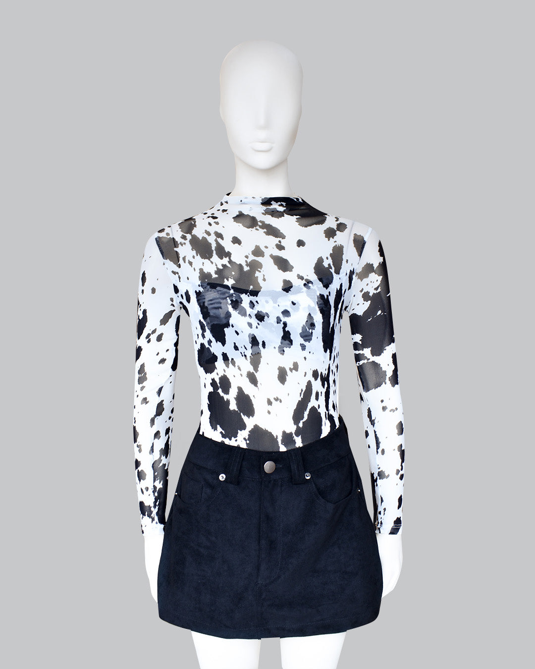 Mini Falda Suede Patty