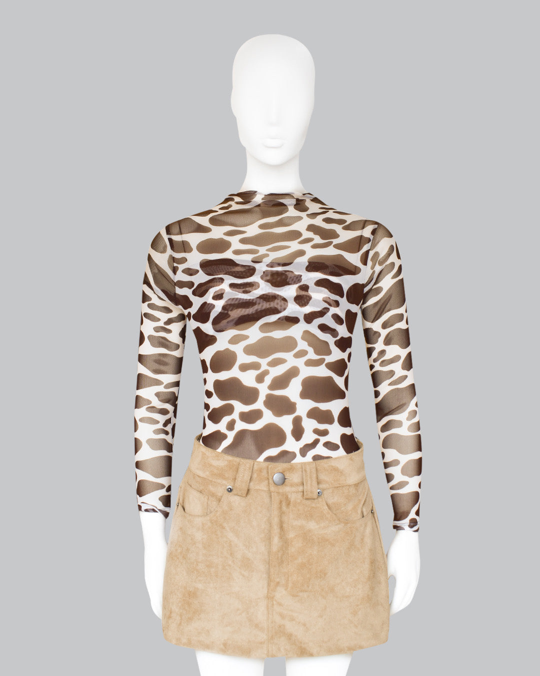 Mini Falda Suede Patty