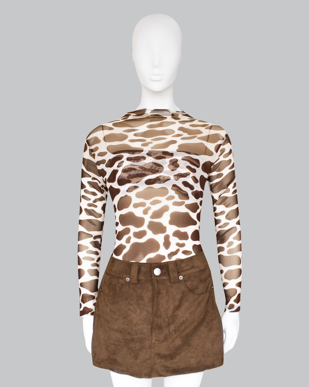 Mini Falda Suede Patty