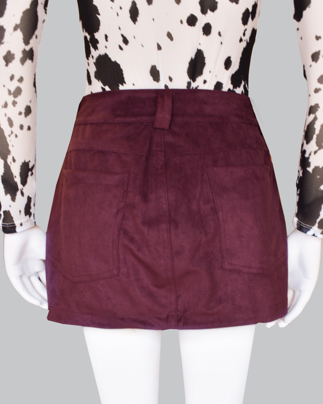 Mini Falda Suede Patty