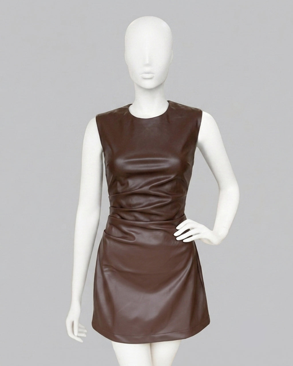 Vestido Cuerina Mirella