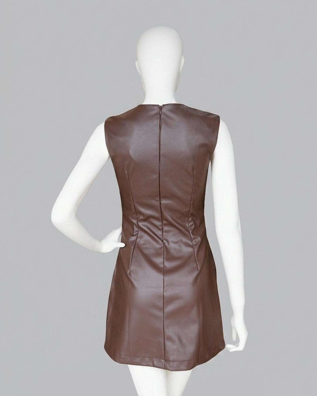 Vestido Cuerina Mirella