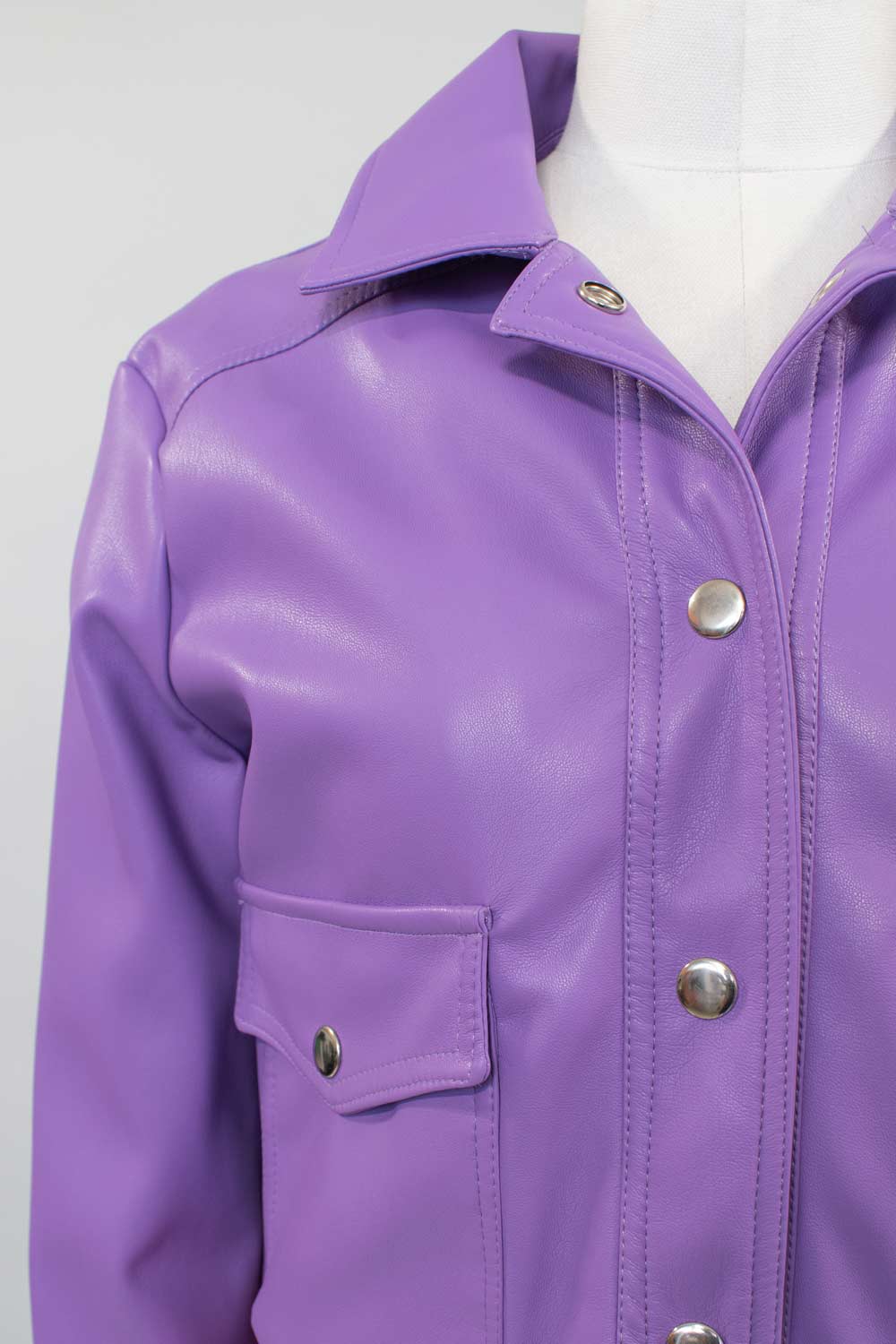 Jacket Cuerina Natasha